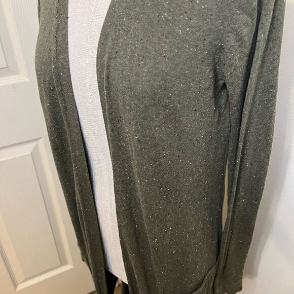 Express Olive Green Long Cardigan. Size M Great Condition - Picture 3 of 6